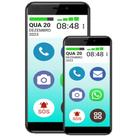 Mamãefone 4g 16gb tela 5 1gb ram teclas grandes face zap - alcatel a3
