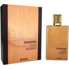 Manasik Oud Amber Gold EDP 100ml Árabe Oriental Ambarado Fixação Excepcional