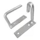 Mancal L + Lingueta Fim De Parede Direita 9cm Para Toldo