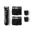 MANCLUB Kit Black com O Desmatador, 2 Lâminas de Cerâmica e 2 Cuecas Boxer