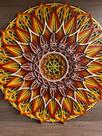 Mandala Amarela em MDF 59 cm de Diâmetro