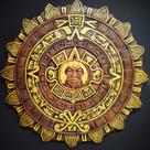 Mandala asteca 45cm