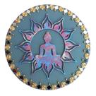 Mandala Buda/Flor de Lótus/Resiliência e Harmonia 26cm