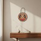 Mandala De Porta/parede Cerâmica Ganesha Hindu Ganesh B