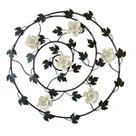 Mandala Decorativa 60cm com Rosas Vermelhas