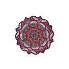Mandala Decorativa de Ceramica Pequena Porta Copo - Cor B