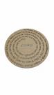 Mandala Decorativa Pai Nosso MDF Oração 30cm Fé 3mm Natural