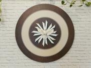 Mandala divino espírito santo madeira artesanal