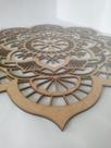 Mandala em MDF cru