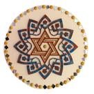 Mandala Escudo de Davi/Proteção e Superação 26cm