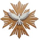 Mandala Espirito santo Mdf Vazado Decorativa com fita dupla face quadro decoração