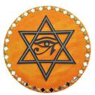 Mandala Estrela de Davi / Olho de Hórus 26cm