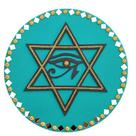 Mandala Estrela de Davi / Olho de Hórus 26cm