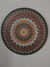 Mandala Fortuna 65cm pintada à mão MDF 6mm