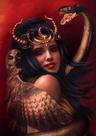 Mandala Lilith Coruja e Serpente - Arte Mística
