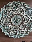 Mandala MDF em camadas 59 cm de diâmetro