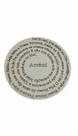 Mandala Pai Nosso MDF 30cm Fé para Parede 3mm Oração Branco