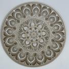 Mandala Paz, Equilibrio e serenidade 65cm pintada à mão MDF 6mm