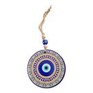 Mandala Porcelana Olho Grego proteção talisma amuleto 20 CM