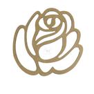 Mandala Rosa Mdf Placa Decorativa - 30cm