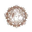 Mandala São Francisco Trabalhada 20cm Mandala São Francisco Trabalhada 20cm
