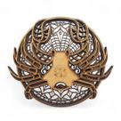Mandala Signo Câncer Enfeite Decorativo de Mdf 17 cm