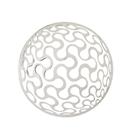 mandala spinner 20 cm decoração ambiente branco mdf 3mm - trovarelli