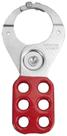 Mandíbulas de aço Lock Master Lock ALO802 Red Safety Hasp