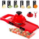 Mandoline 10 em 1 Aço Inox - Ralador e Fatiador Profissional