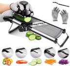 Mandoline Slicer Masthome de espessura ajustável em aço inoxidável