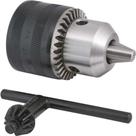 Mandril com chave rosca 1/2" x 20 fios capacidade 1,5 a 13 mm