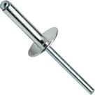 Mandril de aço com corpo de alumínio com flange grande Pop Rivets Fastenere Mandril de aço com corpo de alumínio com flange grande Pop Rivets Fastenere