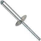 Mandril de aço com corpo de alumínio com flange grande Pop Rivets Fastenere Mandril de aço com corpo de alumínio com flange grande Pop Rivets Fastenere