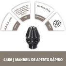 Mandril De Aperto Rápido Dremel Modelo 4486