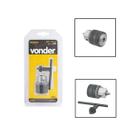 Mandril Leve Com Chave 10mm Rosca 3/8" 24 Fios
