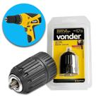 Mandril Manual De Aperto Rápido 10mm Rosca 3/8 Pol Vonder