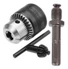 Mandril Para Furadeira Adaptador 1l2 Sds Plus Martelete Bosch Makita Skil Com Adaptador Chave 3Pçs