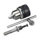 Mandril Rosca 13mm 1/2 X 20UNF + Adaptador Sds-plus + Chave Mandril Rosca 13mm 1/2 X 20UNF + Adaptador Sds-plus + Chave