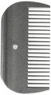 Mane Comb Partrade 077271 para cavalos prateado de 10 cm Mane Comb Partrade 077271 para cavalos prateado de 10 cm