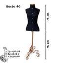 Manequim Costura com Pedestal Vintage Rosé