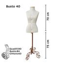 Manequim Costura com Pedestal Vintage Rosé