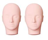 Manequim de treinamento Yephets Pro Flat Head 23 cm, pacote com 2 Manequim de treinamento Yephets Pro Flat Head 23 cm, pacote com 2