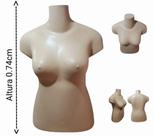 Manequim feminino adulto (Busto Plus size GG N.46) na cor bege Manequim feminino adulto (Busto Plus size GG N.46) na cor bege