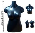 Manequim feminino adulto (busto plus size gg n.46) na cor preto.