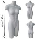 Manequim feminino adulto (meio corpo definido n.38) na cor branco