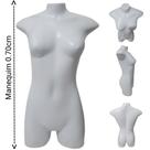 Manequim feminino adulto (Meio corpo modelo jo N.36) na cor branco
