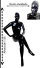 Manequim feminino adulto (Pose sentada veste n.38/40) Rosto moldado, mão na cintura na cor preto