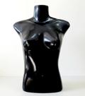 Manequim feminino (Busto Slim N.36) na cor preto.