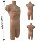 Manequim masculino adulto (Meio corpo definido M.40) na cor bege