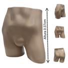 Manequim masculino (bermuda curta N.38) quadril na cor bege Manequim masculino (bermuda curta N.38) quadril na cor bege
